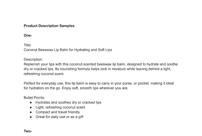 write product descriptions for fashion and beauty brands